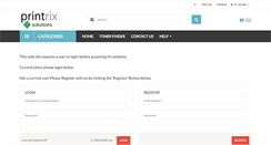 Desktop Screenshot of printrix.com