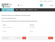 Tablet Screenshot of printrix.com